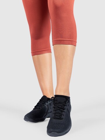 Skinny Pantalon de sport 'Bloom' Smilodox en orange