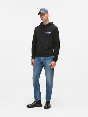 juoda KARL LAGERFELD JEANS Megztinis be užsegimo 'CITYSCAPE'