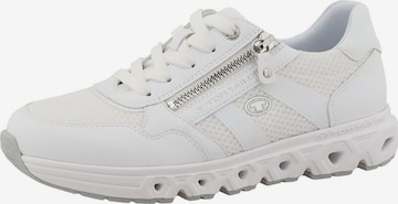 TOM TAILOR Sneaker in Weiß: Vorderseite