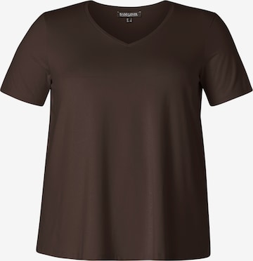 BASE LEVEL CURVY T-Shirt in Braun: Vorderseite