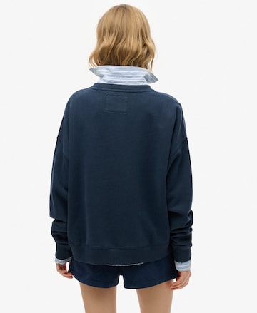 Sweat-shirt 'Athletic Essentials' Superdry en bleu