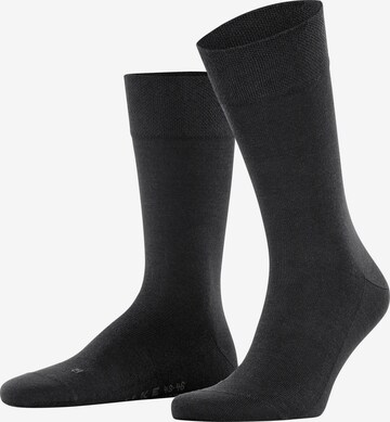 FALKE Socken 'Sensitive New York' in Schwarz: Vorderseite