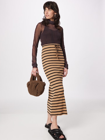 ABOUT YOU Skirt in Beige
