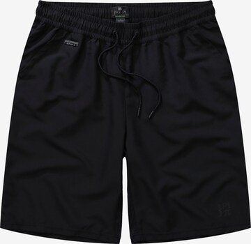 JAY-PI Regular Pants in Black: front