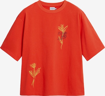 raudona Desigual Marškinėliai: priekis