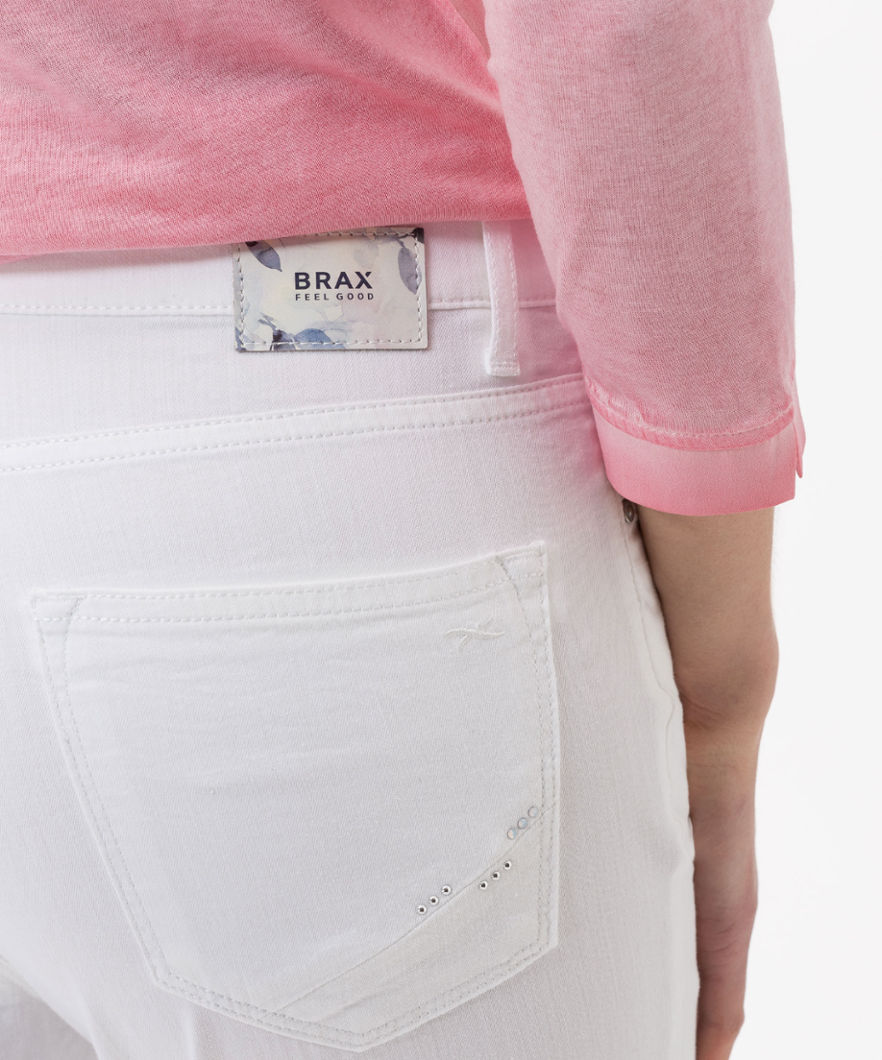 BRAX Jeans Caro S in Weiß 