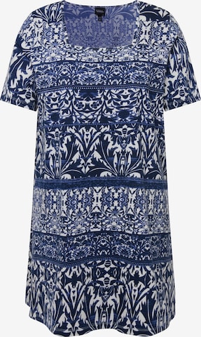 Ulla Popken Shirt in Blauw: voorkant