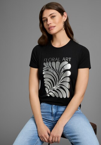 LAURA SCOTT Shirt in Black: front