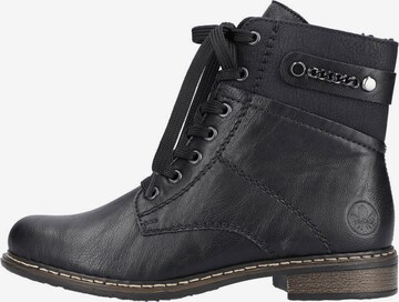 Bottines à lacets Rieker en noir