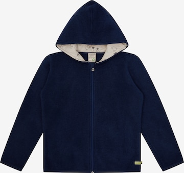 loud + proud Fleece Jacket in Blue: front