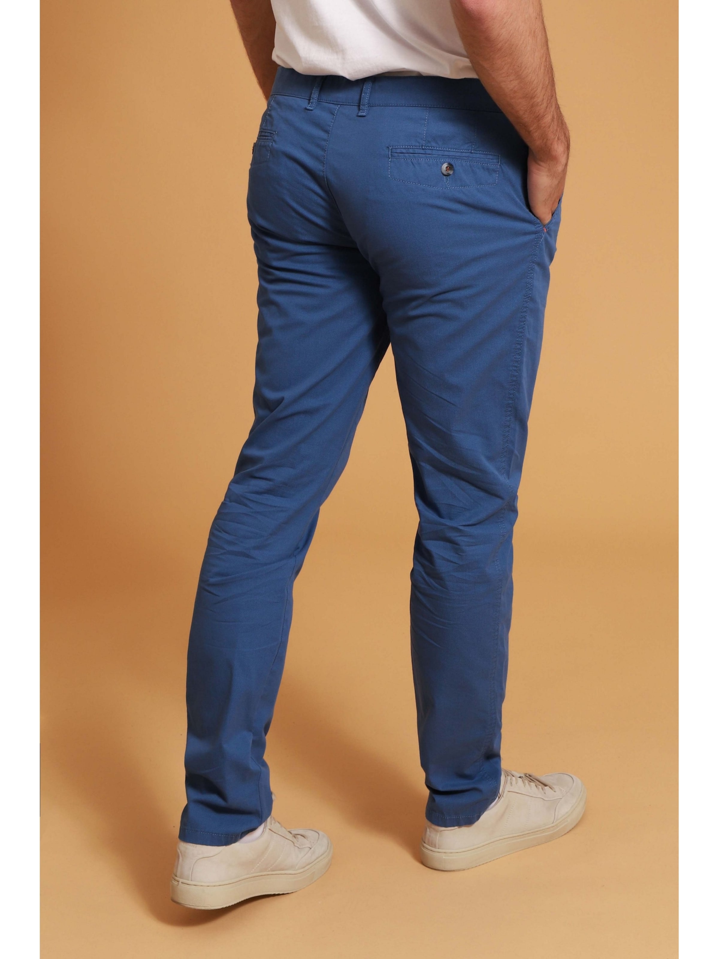 Suitable Slimfit Chino 'Plato' in Blauw