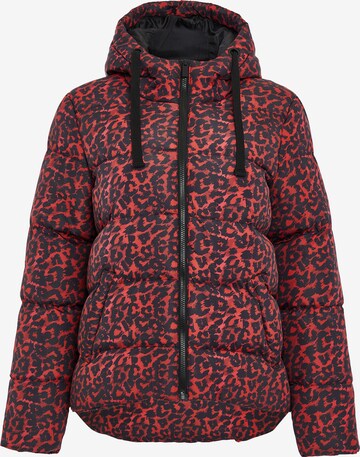 Veste d’hiver 'Chrissy' Threadbare en rouge : devant