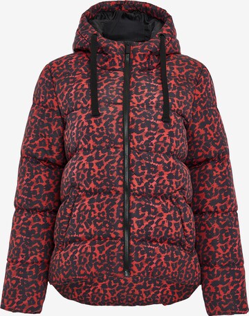 Threadbare Winter Jacket 'Chrissy' in Red: front
