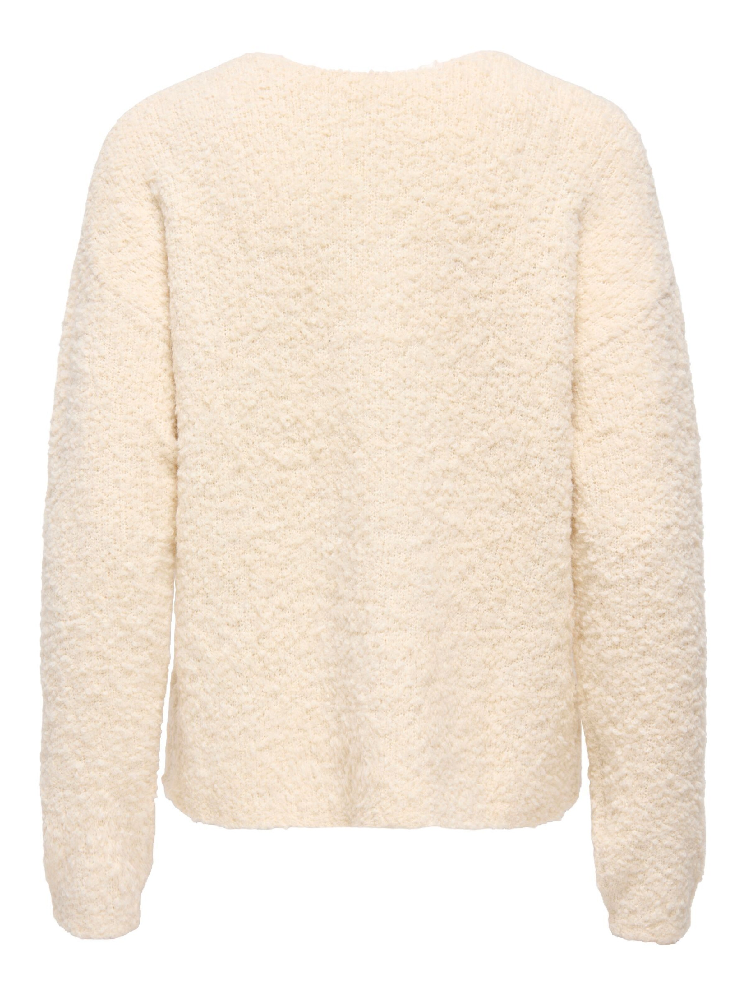 JDY Sweater 'JDYBitten' in Beige