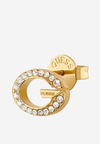 GUESS Náušnice 'G CAMDEN' – žlutá