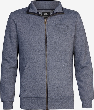 Petrol Industries Sweatjacke 'Kewanee' in Blau: predná strana