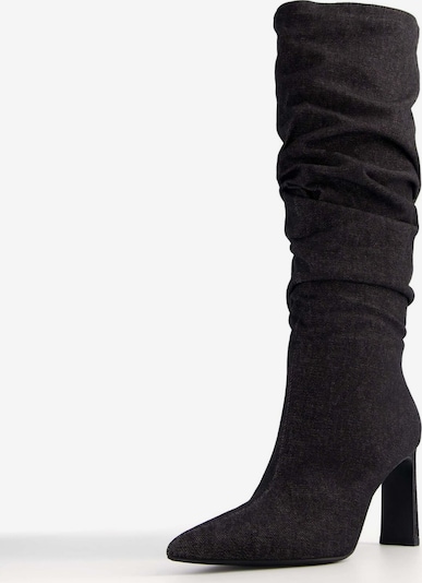 Bershka Bottes en noir, Vue avec produit