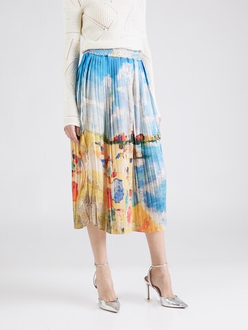 Rich & Royal Skirt in Blue: front