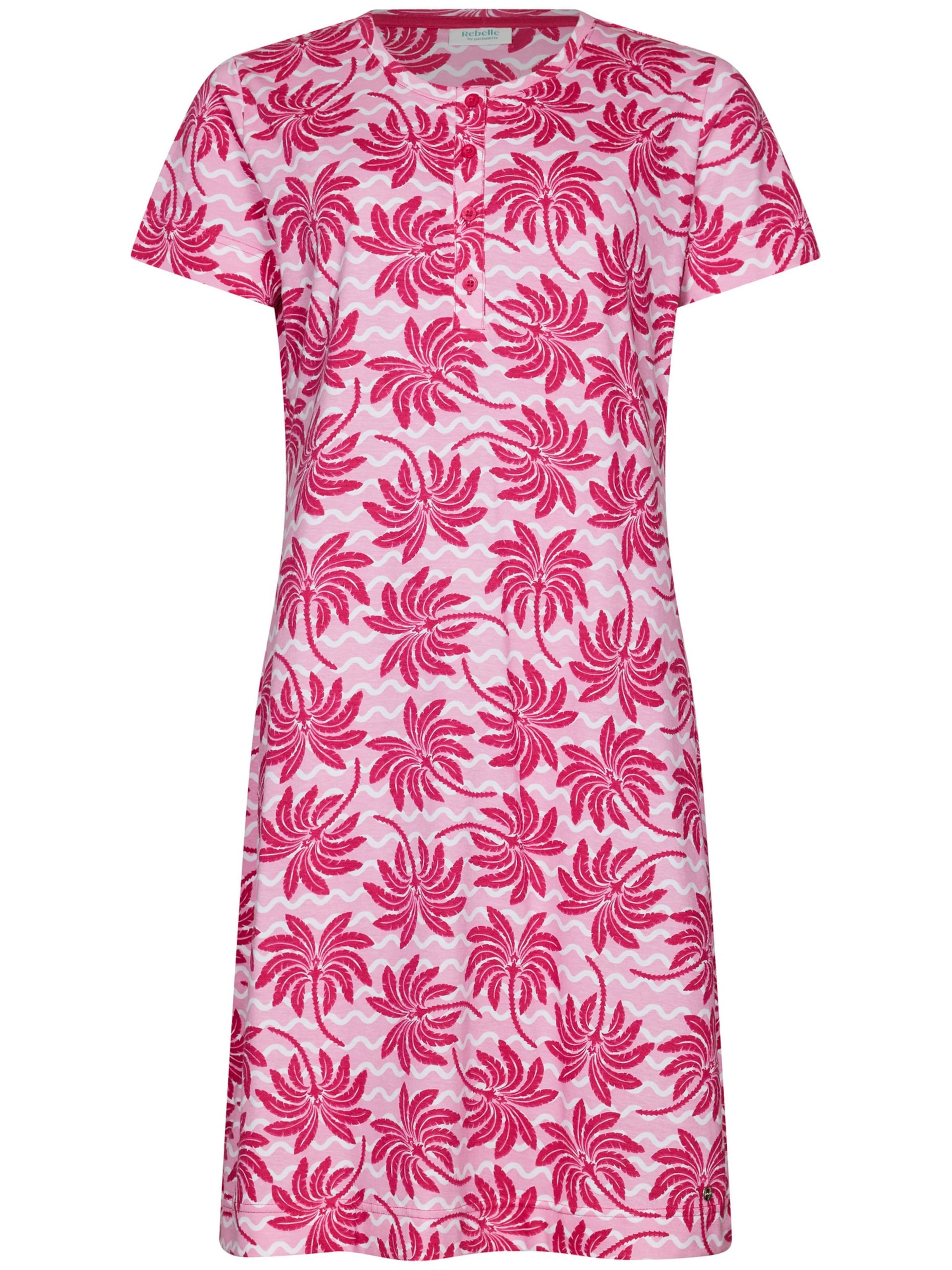 Rebelle Nightgown in Pink: front