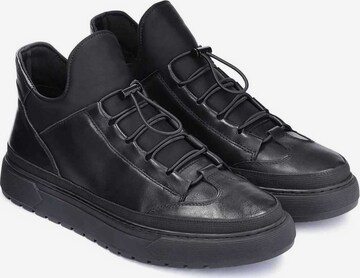 Kazar High-Top Sneakers in Black