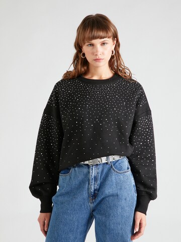 SISTERS POINT Sweatshirt 'HIKE' in Schwarz: Vorderseite