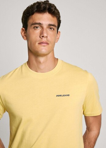 Maglietta 'Damian' di Pepe Jeans in giallo
