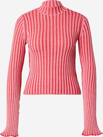 HUGO Sweater 'Soverie' in Pink: front