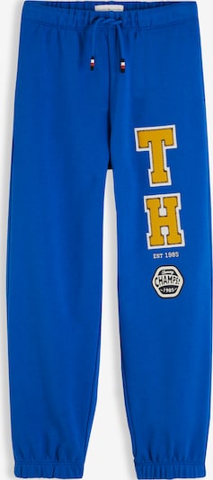 TOMMY HILFIGER Штаны 'VARSITY' в размере 110 в Синий / Темно-желтый / Черный / Грязно-белый, Обзор товара