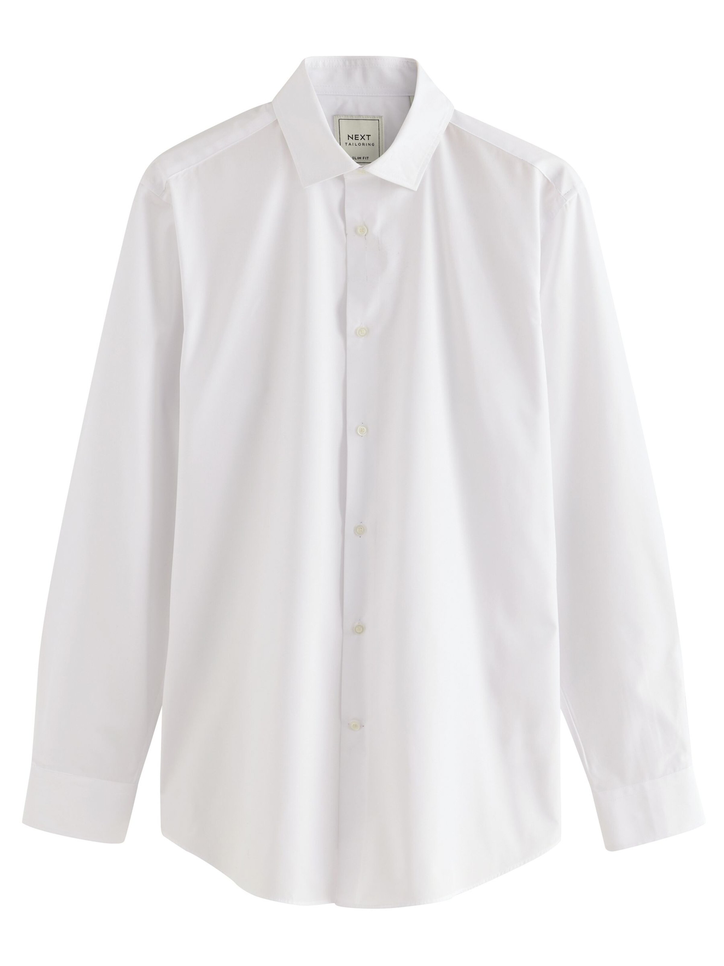 balts Next Slim fit Krekls: no priekšpuses