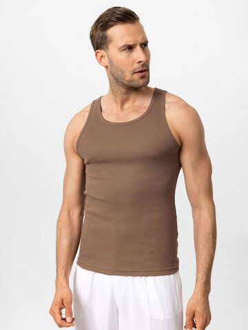 T-Shirt 'Mario' Antioch en marron