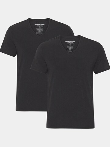 Copenhagen Bamboo Onderhemd in Zwart: voorkant