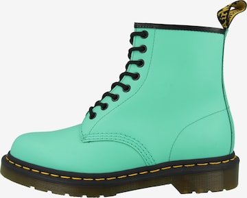 Dr. Martens Lace-up bootie '1460' in Green: front