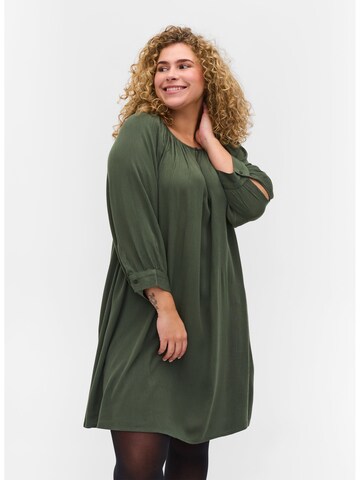 Zizzi Tuniek 'EROSE' in Groen: voorkant