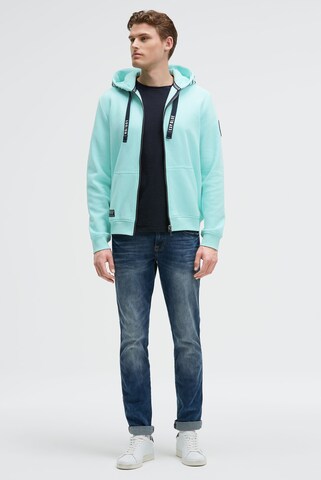 CAMP DAVID Sweatjacke in Blau