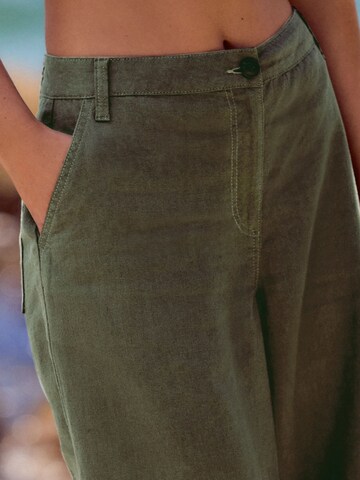 žalia Next Laisvas Džinsai