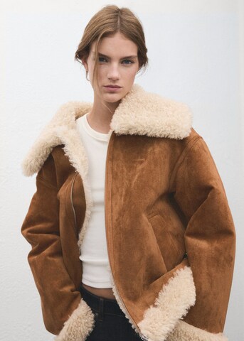 MANGO Winterjacke 'Adriana' in Braun