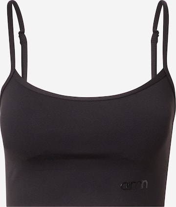 Bustier Soutien-gorge de sport aim'n en noir : devant