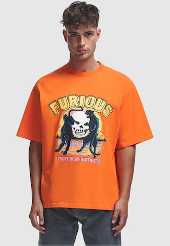 2Y Studios Shirt 'Furios' in Oranje: voorkant