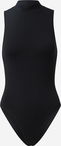 Urban Classics Shirt Bodysuit in Black: front