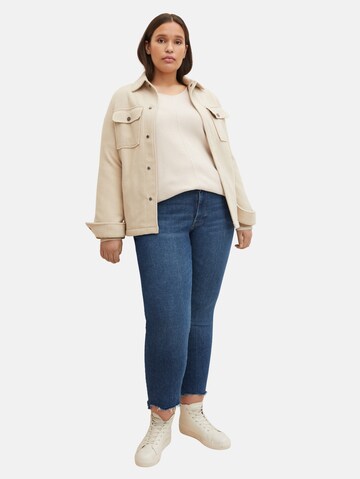 Tom Tailor Women + Slimfit Jeans in Blau