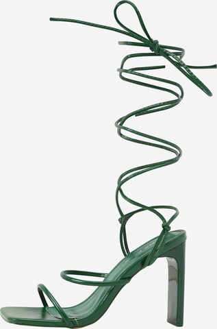 Public Desire Strap Sandals 'CHLOE' in Green