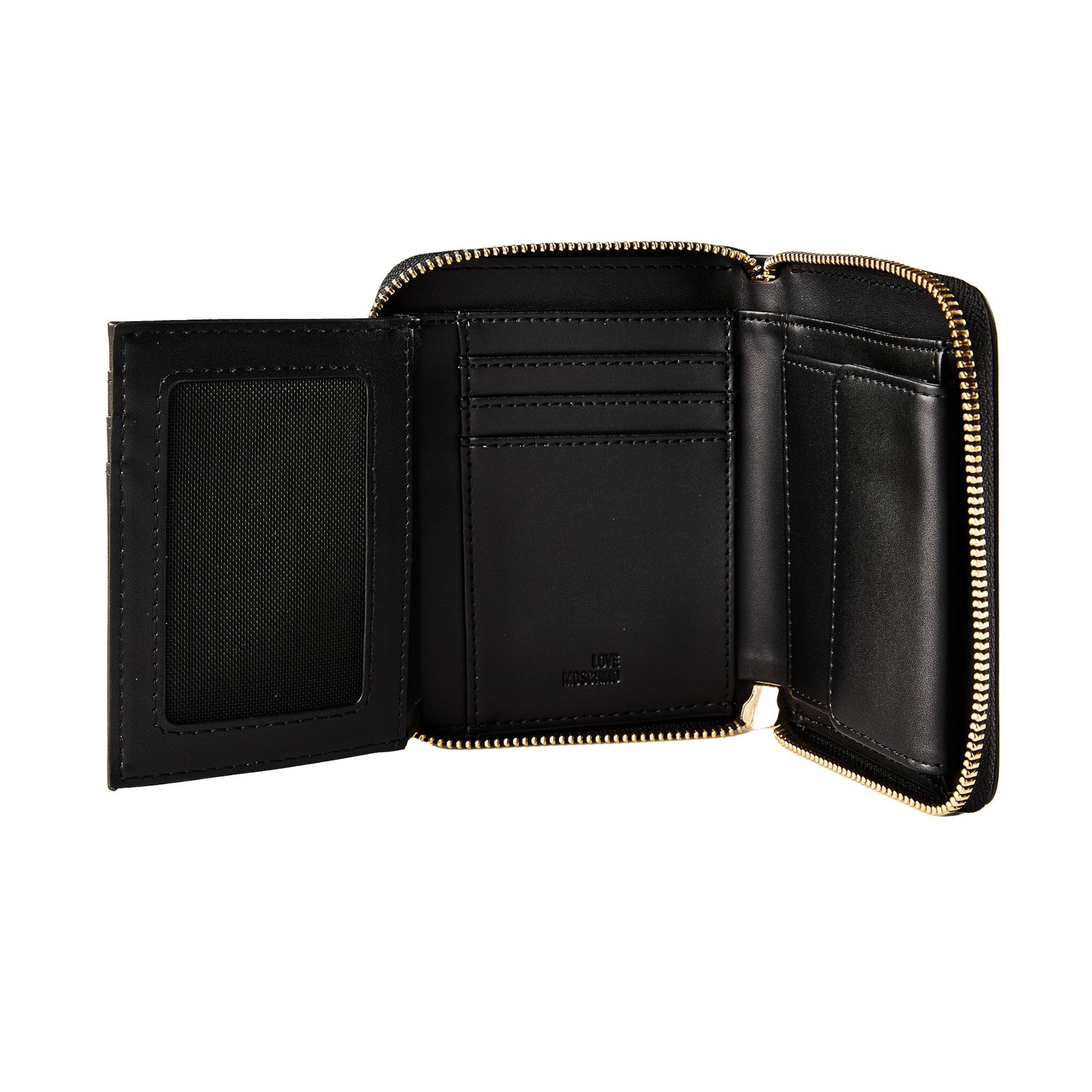 Porte-monnaies 'Bold Love' Love Moschino en noir