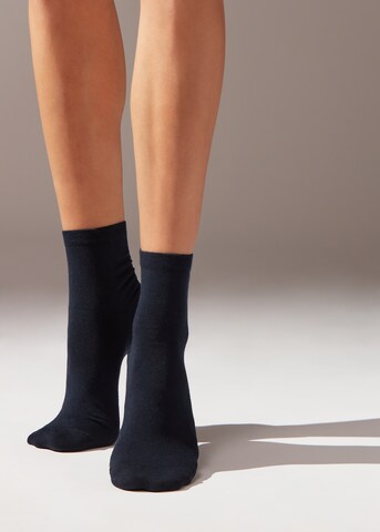 CALZEDONIA Socks in Blue: front