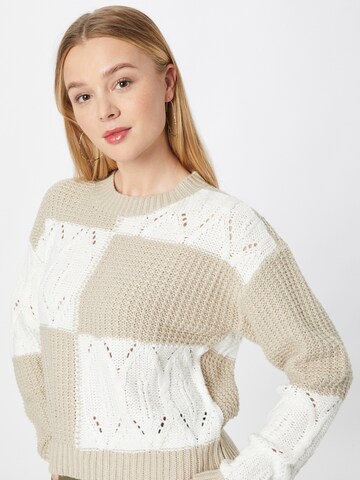 JDY Sweater 'Justy' in Beige