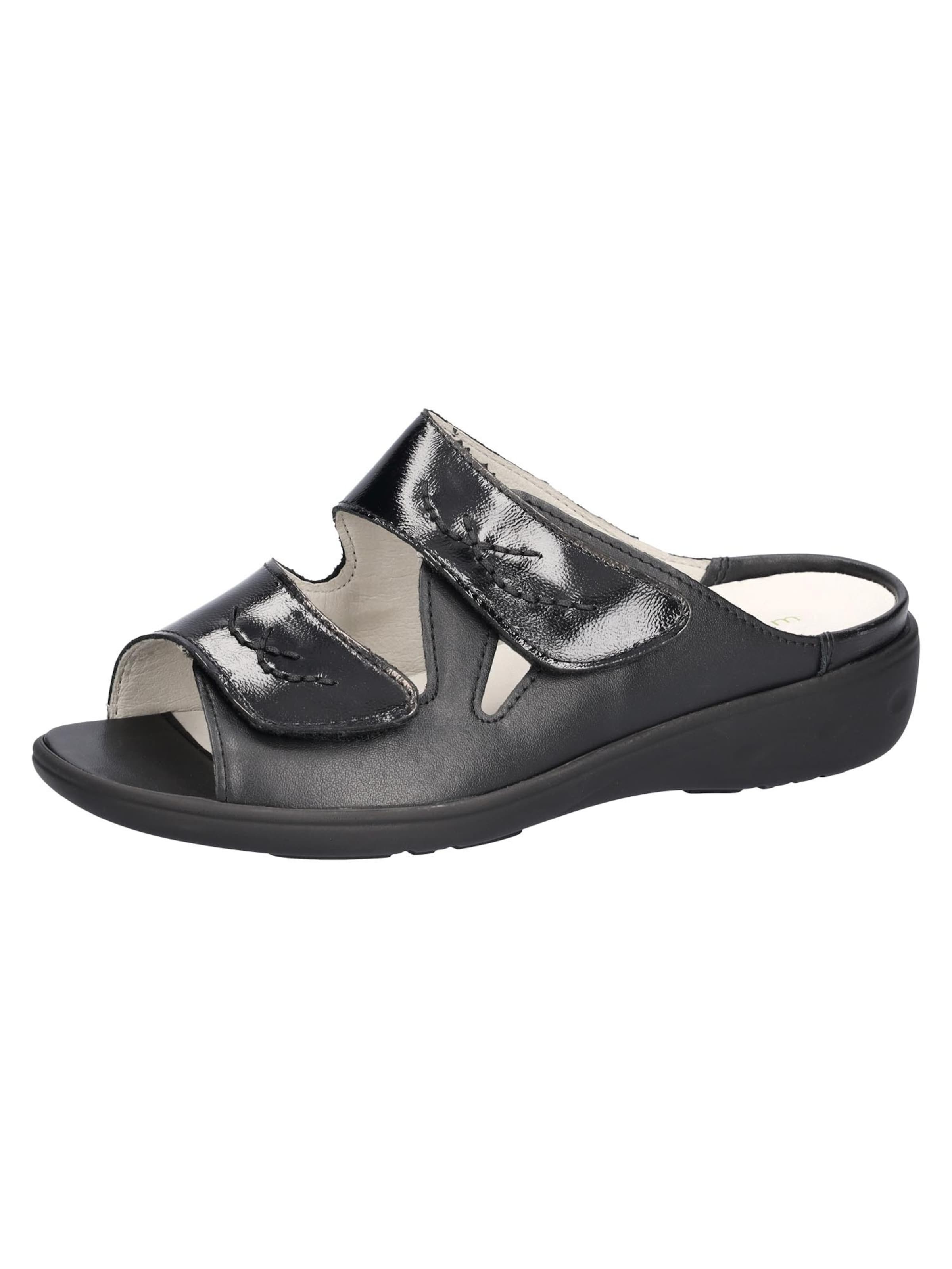 WALDLÄUFER Mules 'Kara' in Black
