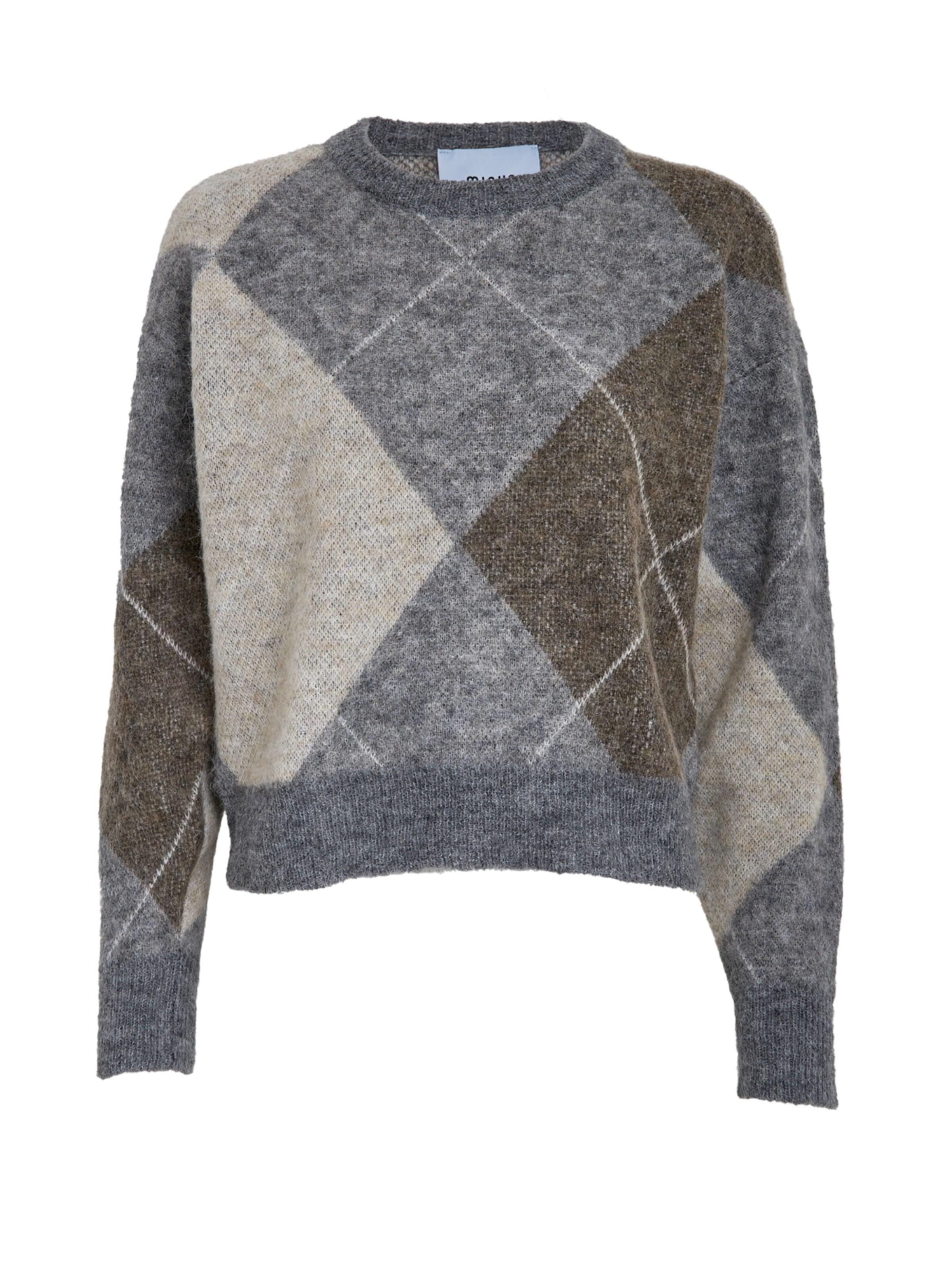 minus Pullover 'Revea' in Grau: Vorderseite