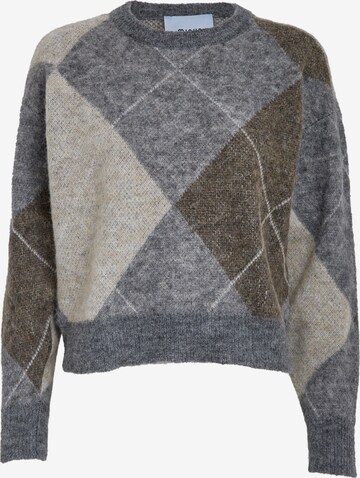minus Pullover 'Revea' in Grau: Vorderseite