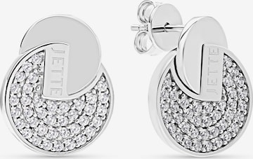 JETTE Earrings in Silver: front