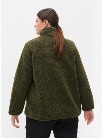 Zizzi Between-Season Jacket in Green