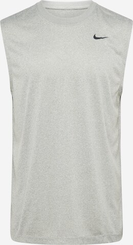 T-Shirt fonctionnel NIKE en gris : devant